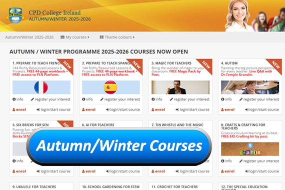 Autumn/Winter Courses 2025/26